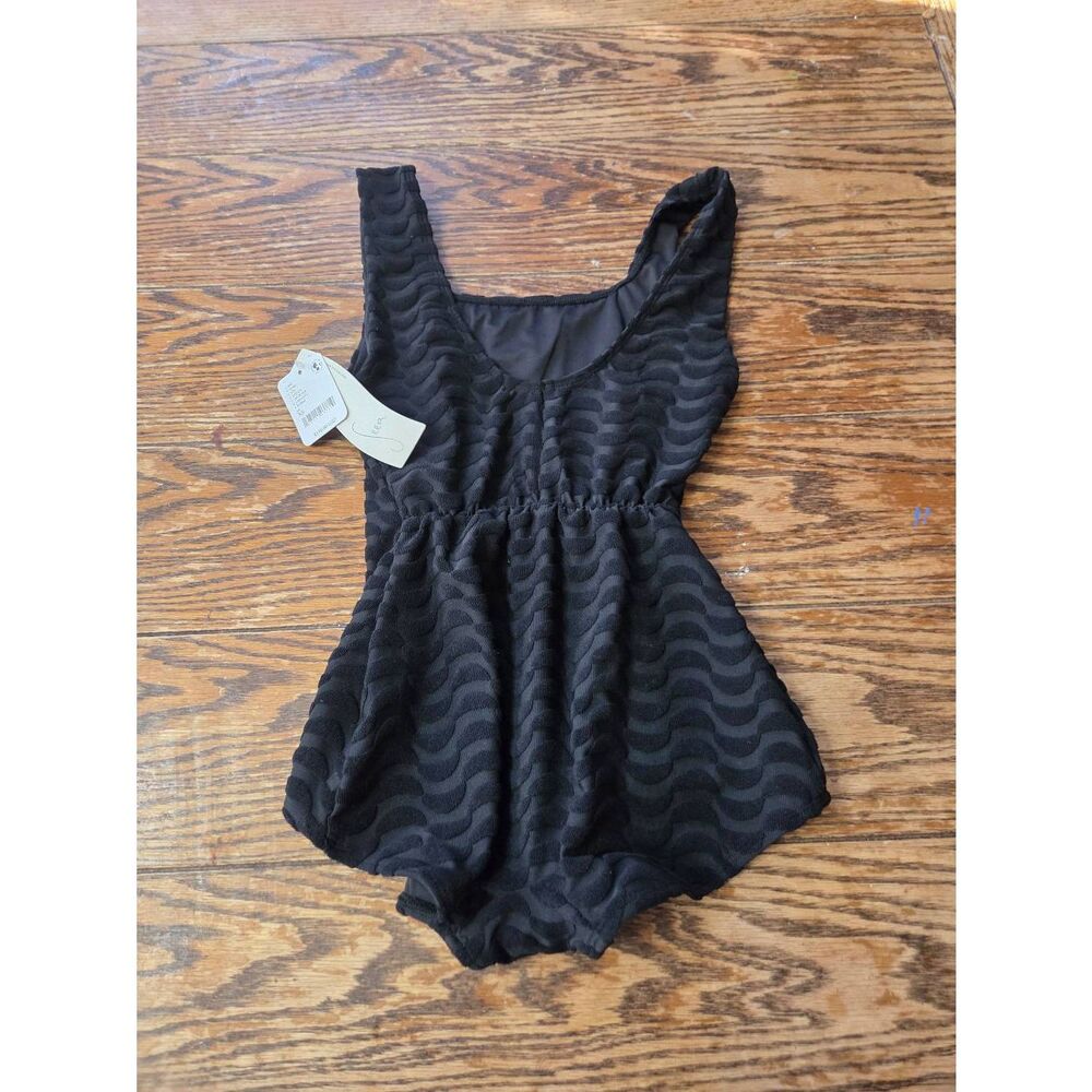 Seea Black Textured One-Piece Swimsuit - Picture 6 of 6